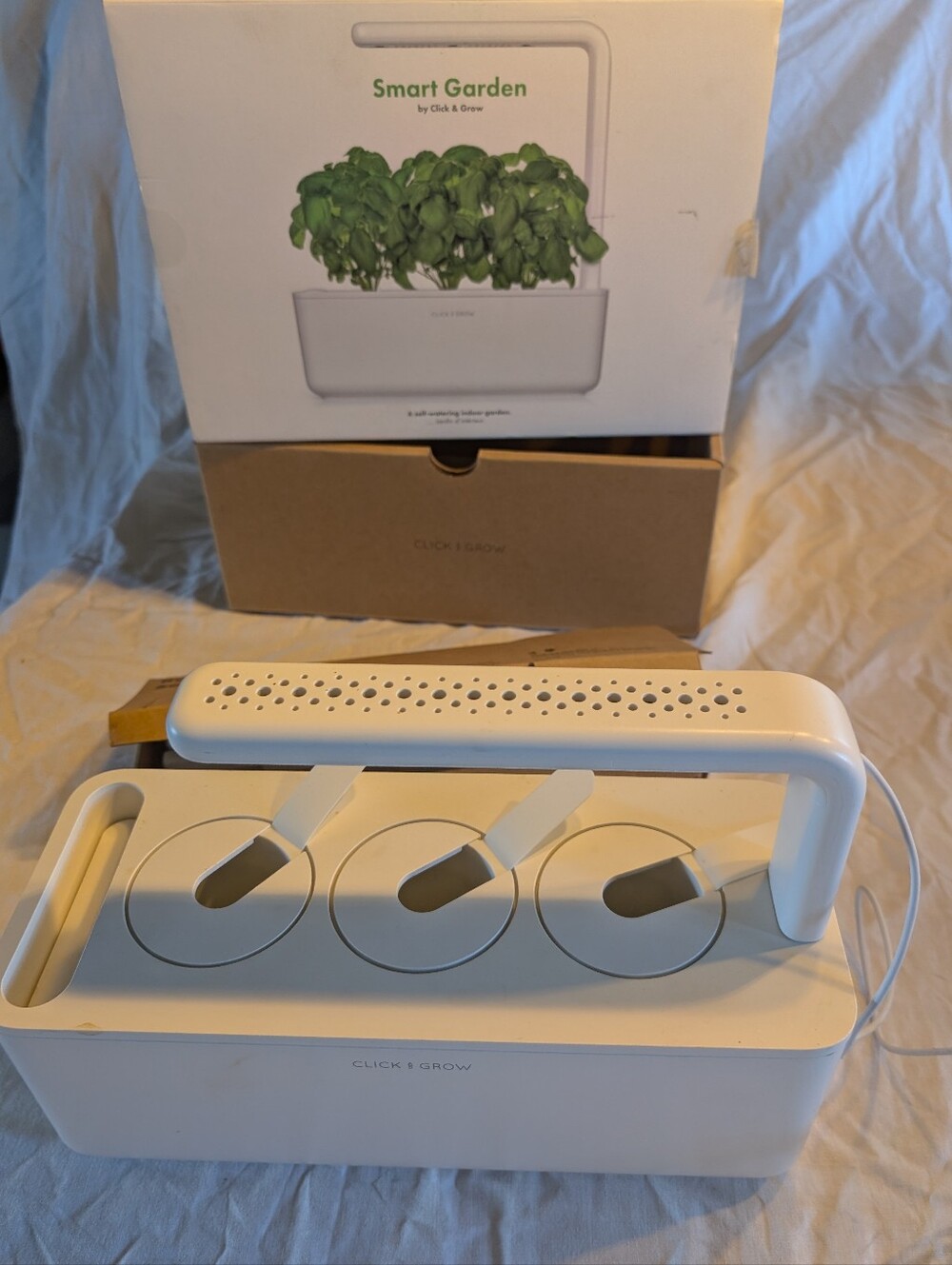 2/80$ White Smart Garden Indoor Herb Planter